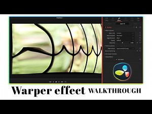 WARPER effect in DaVinci Resolve. Complete Walkthrough.