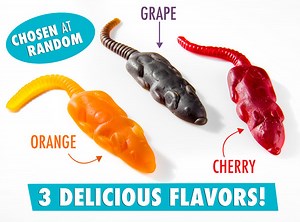 Gummy Rat: Deliciously gross gummy rodent.