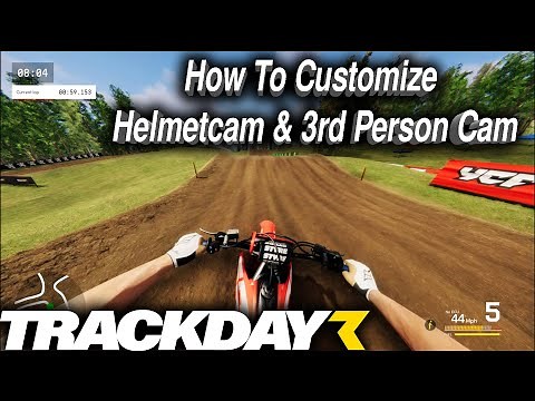 How To Customize Helmet Cam & 3rd Person Cam - TrackDayR #trackdayr #howto