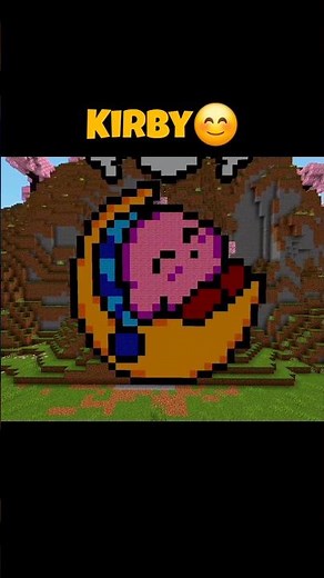 I Built A Baby Kirby In Minecraft PE.