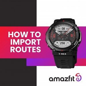 Import GPX/TCX/KML route files directly to your watch via the Zepp App, and hit the trails with confidence. Follow your route in real-time and let the T-Rex 2 be your guide to unforgettable summer explorations! ⌚️ #Amazfit #AmazfitTREX2 #AmazfitWatch #SmartWatch #ActiveWatch | Amazfit South Africa