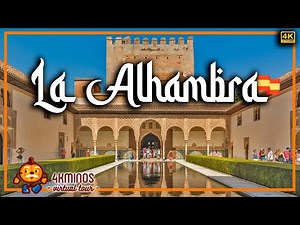 The Alhambra of Granada - The Greatest Tour 2021 !! - 4K (Ultra HD) Walking Virtual Tour Spain