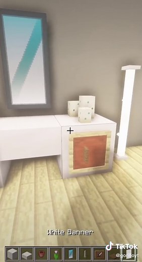 Reply to @harlowautumnrose Simple dressing table!🪞#minecraft #aesthetic #minecraftbuild #minecrafttutorial #foryou