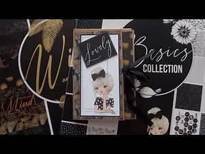 TUTO MINI ALBUM PAPIERS ACTION "Basic collection" "wild and free"🖤