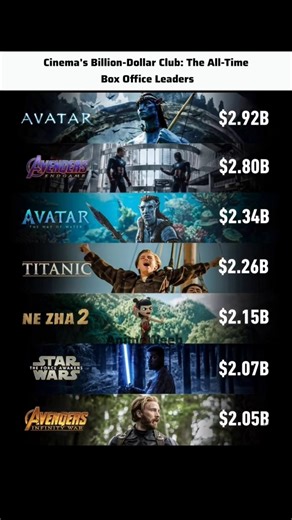 Cinema's Billion-Dollar Club: The All-Time Box Office Leaders