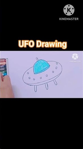 UFO Drawing 🛸 #ufodrawing #shorts #happynaughtykids