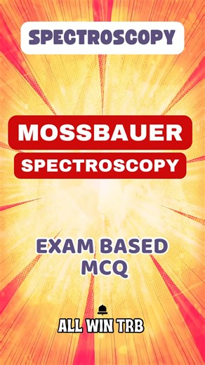 Mossbauer spectroscopy #trblatestnews #shorts #pgtrbchemistry #mossbauer