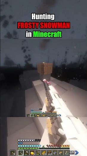 hunting FROSTY SNOWMAN in Minecraft
