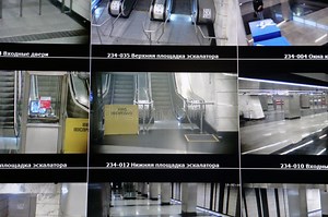 Video Surveillance System in the Subway Editorial Photo - Image of remote, moscow: 150324591