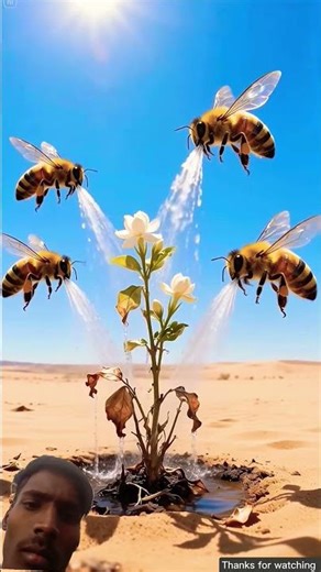 जब मधुमक्खियों ने बचाई सूखती हुई चमेली 😱🌼 #AIStory