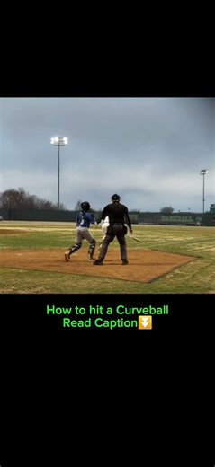 How to hit a curveball