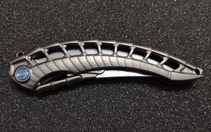 Rikeknife Alien4 异形4标准版 大马士革 钛合金折刀