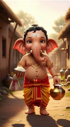 దయకు దైవ ఆశీర్వాదం – గణేశుడి కీరు కథ #viral #explore #trending