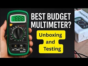Mastech MAS830L Digital Multimeter Unboxing & Review | Budget Multimeter for Beginners #multimeter