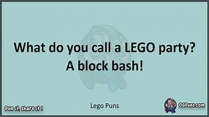 Lego - Jokes, Puns, Wordplays, and Laughter