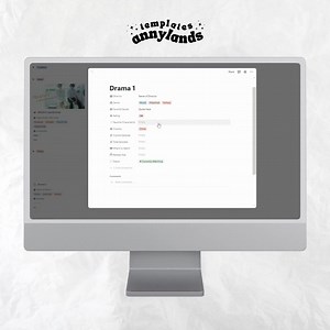 Asian Dramas Tracker Notion Template - Etsy