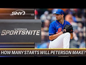 How many starts will David Peterson make for the Mets in 2023? | SportsNite | SNY