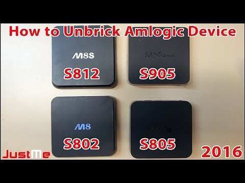 Unbrick Amlogic Devices mxq, m8 ,m8s ,m8s+ ,mqx pro