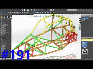 Solidworks Exercise 191 offroad buggy frame