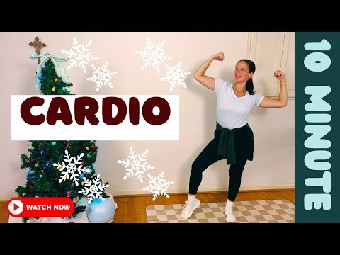 10 Minute: CARDIO HIIT (Fit & Festive) w/ Angelus Prayer NO EQUIPMENT