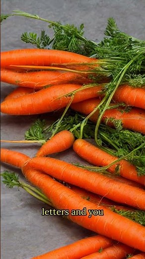What the Word ‘Carrot’ Really Means