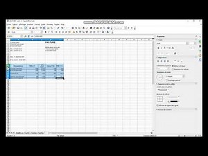 TUTO N°4 création d'une facture avec Open Office tableur