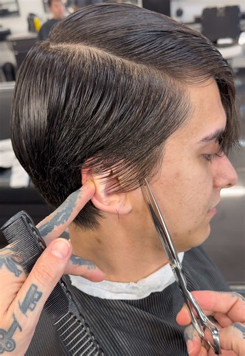 Scissor Cutting Techniques at Sacramento Barber