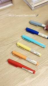 The most satisfying MUJI Pens 🎧🖊️ Find these Compact Pens in stores and online. #MUJI #MUJICanada | MUJI Canada