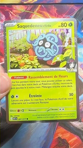 [POKÉMON] – SAQUEDENEU D’ERIKA 🌿✨ COSMO HOLO 💎 HÉROS TRANSCENDANT