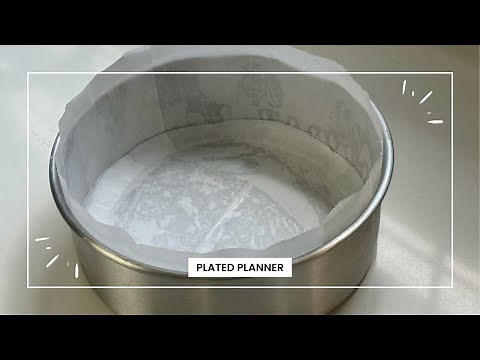 The EASIEST Way to Line a Round Pan with Parchment Paper