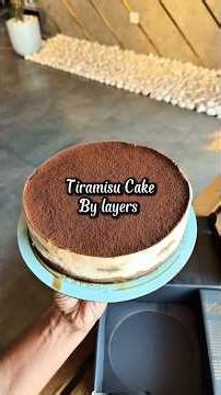 Tiramisu cake by layers. #youtubeshorts #ytshorts #shorts #trending #food #tiramisu #vlog