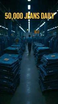 How 50,000 Jeans Are Made Every Day 👖 Inside a Mega Denim Factory!