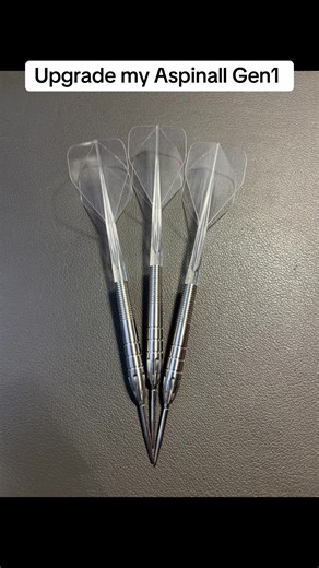 Upgrade my Target Aspinall Gen 1 Darts - L Style 260 shafts - L Style Dimplex flights - Target 30 mm LNC Points #darts #setup #180 #dartscommunity #fyp @Target Darts @L-style