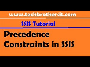 Precedence Constraints in SSIS - SQL Server Integration Services (SSIS) Tutorial