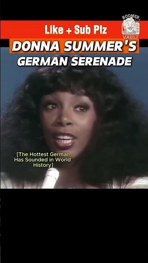 Donna Summer Leaves Dick Clark Speechless Singing Her Hit… in German | #Disco #1970s #boston