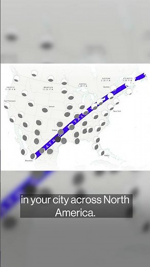 What the Solar #Eclipse Will Look Like Across North America
