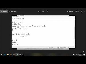 C++ Lecture 04 loop and variable scope Mukerem Ali