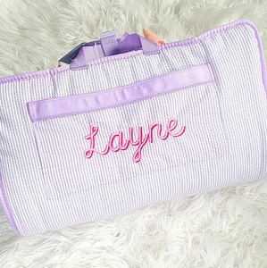 Girls & Boys Monogram Nap Mat Personalized Preschool Daycare Fun Back to School Toddler Kid Sleeping Bag Seersucker Purple Blue Pink Gift - Etsy