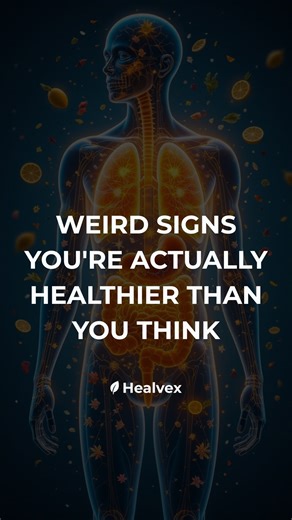 Healvex™ on Instagram: "🧠 Some “weird” body signs aren’t red flags — they’re green lights. Not every sensation means something is wrong. Context matters. We’re taught to panic at symptoms. But your body also gives feedback when systems are working well. 🔄 Here’s the part most people miss 👇 Health often shows up as small, everyday signals — not perfection. 🤧 Sneezing often → immune system responding and clearing 🔥 Sweating easily → temperature regulation doing its job 🍽️ Waking up hungry →