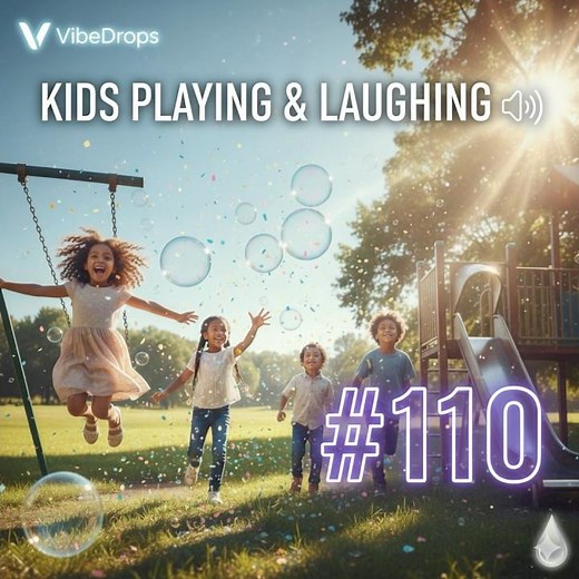 Happy Kids Laughing Playground Sound 🏞️ | VibeDrops #110
