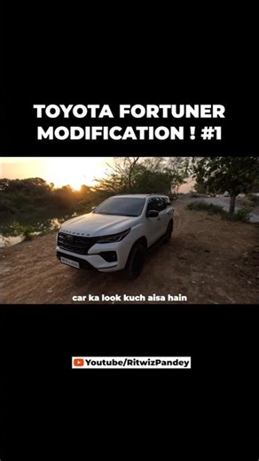 New Toyota Fortuner Modification || Stock to BEAST 🔥 #fortuner