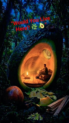 ‎🥑 “What If You Lived Inside a Giant Avocado? 😲”‎youtubeshorts‎#viralshorts‎#oddlysatisfying