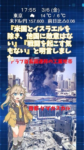 イラン大統領『自衛の道しかなかった』『米とイスラエル以外に敵意はない』 #イラン #報復 #中東