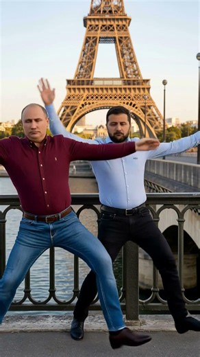 World Leaders Break It Down at the Eiffel Tower! 🤣