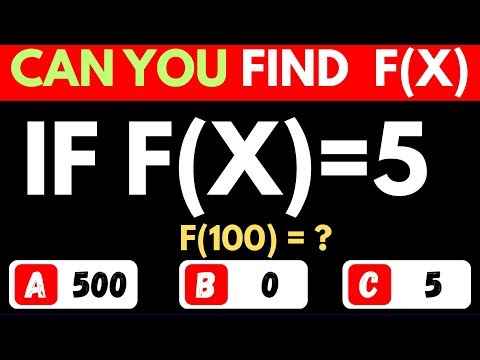 SAT Math Functions Quiz 🔥 Can You Go 30/30? | Input-Output Questions (USA Students)