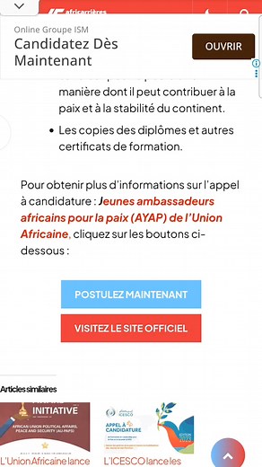 Vous Avez des difficultés à postuler aux opportunités publiées par Afri-Carrières ? Vous ne savez pas comment vous y prendre ? Regardez cette vidéo.. #africarrierres | AfriCarrières: Opportunités pour africains