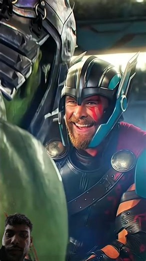 Thor Strength Vs Hulk Fighting Scen 👊🥶 | Reaction | #reaction #thor #hulk #vs #fighting #short