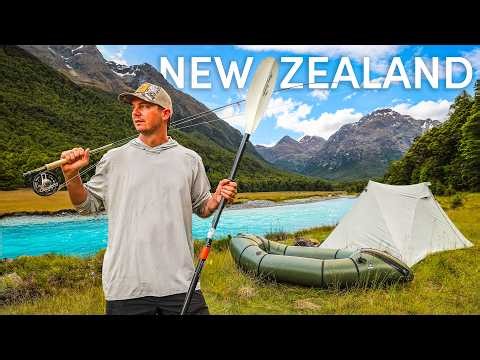 2 Day EPIC Solo Camp in New Zealand (Hike, Packraft & Fish)
