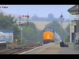 China Clay Trains in 1994 in Cornwall.