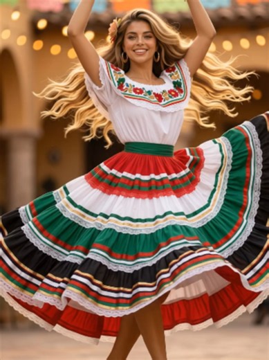 Twirl therapy, Mexican style 🌹✨ Ballet Folklórico never misses #Folklorico #BalletFolklorico #Dance #VivaMexico #fyp #fypシ゚viral #tiktokmexico #tiktokgrowthchallenge